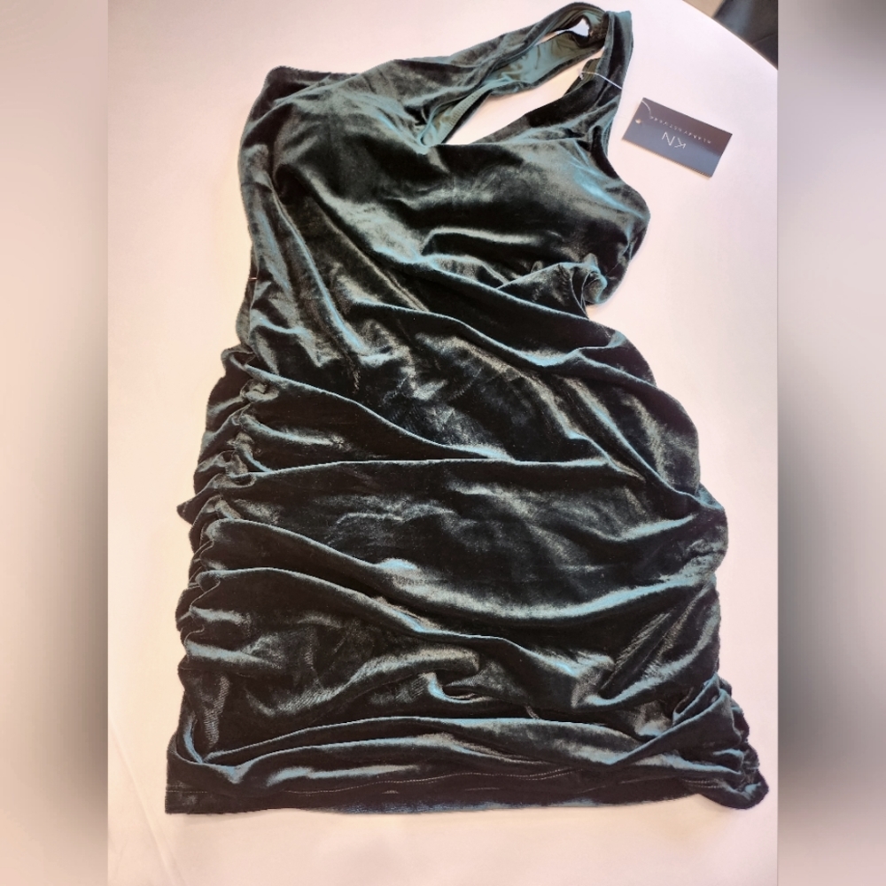 Klassy Network Velvet Brami dress Emerald size L